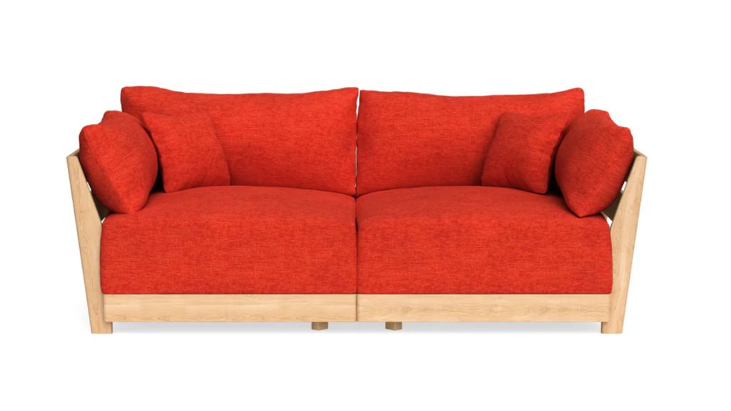 Inside Weather Bondi modular sofa with fully machine-washable covers in a casual living room