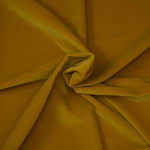 Olive Mustard Cotton Velvet
