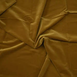 Bronze Olive Cotton Velvet