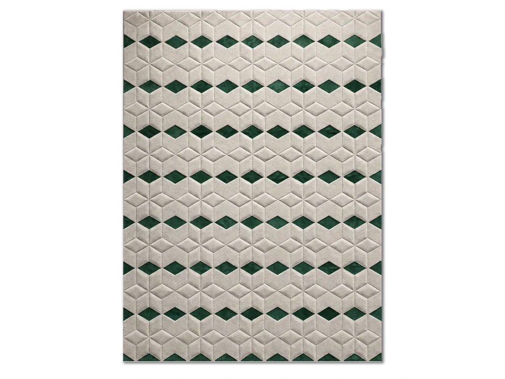 VIRIDIAN FACET RUG