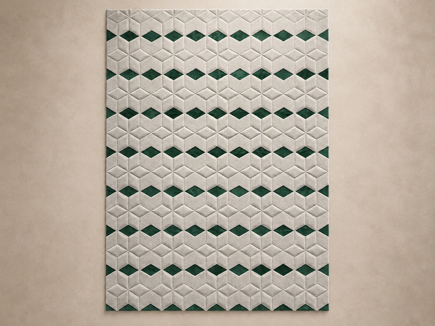 VIRIDIAN FACET RUG