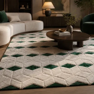 VIRIDIAN FACET RUG