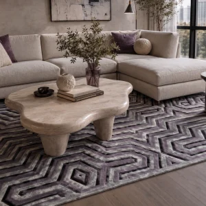AMETHYST LABYRINTH RUG