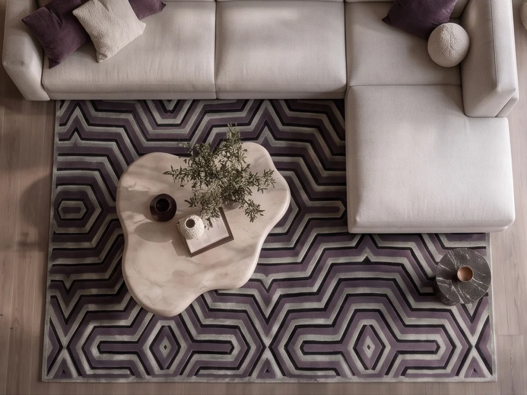 AMETHYST LABYRINTH RUG