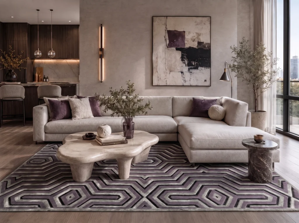 AMETHYST LABYRINTH RUG