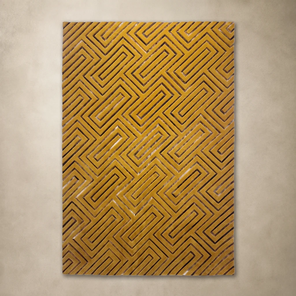 GOLDEN CIRCUIT RUG