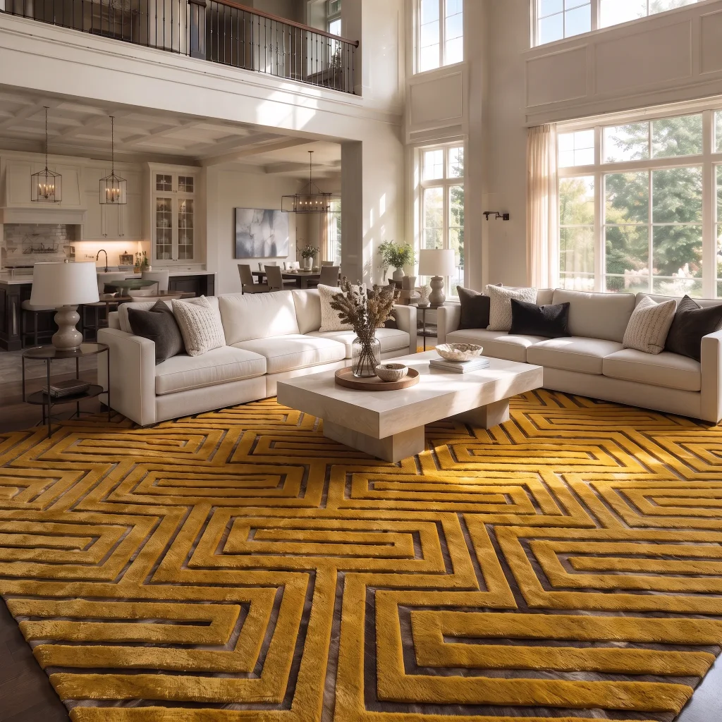 GOLDEN CIRCUIT RUG