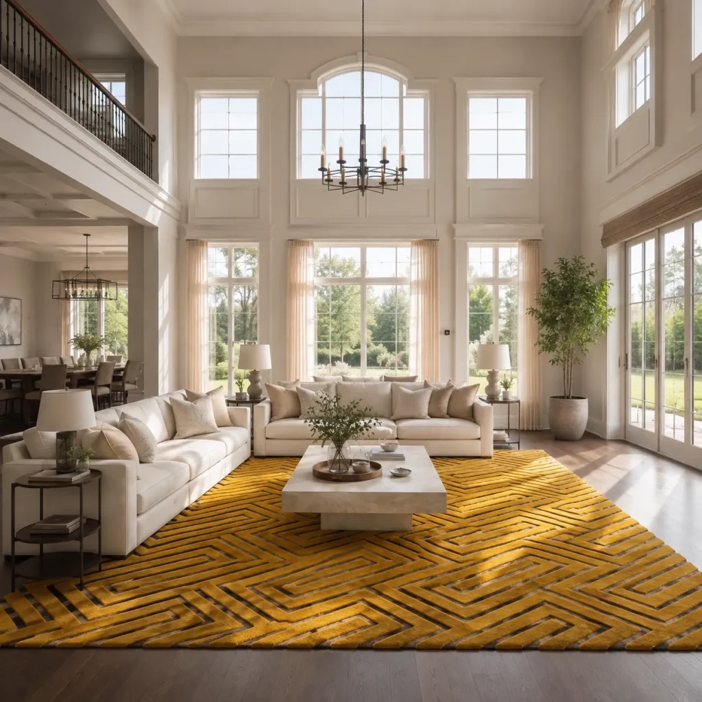GOLDEN CIRCUIT RUG
