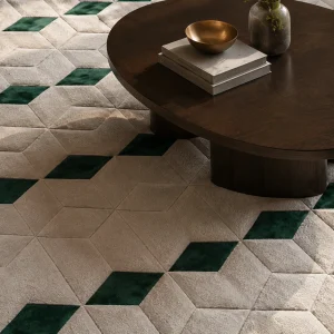 VIRIDIAN FACET RUG