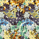 Digital Print Velvet 110