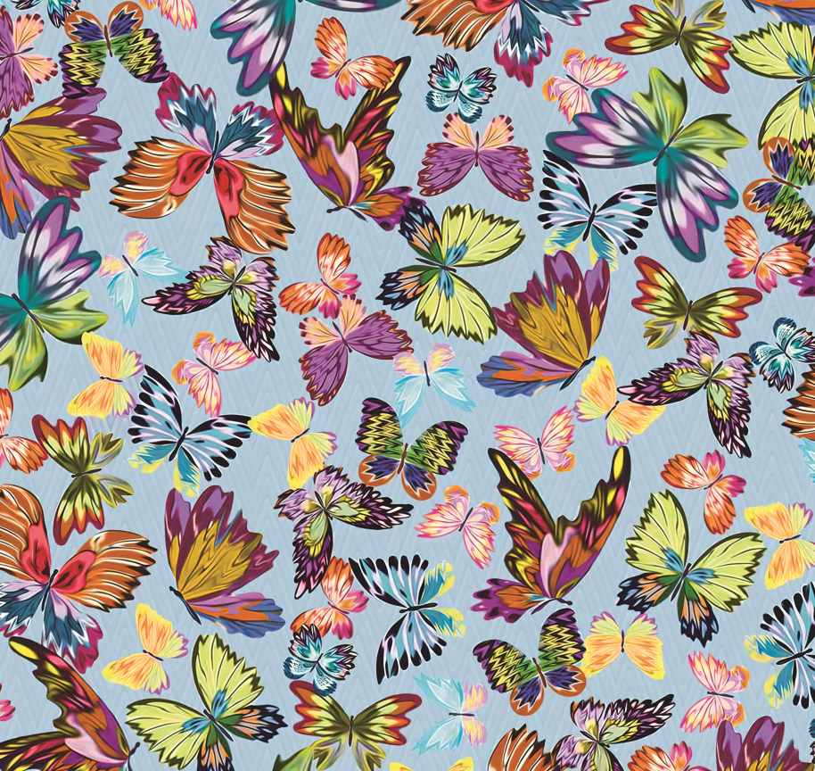 Digital Print Velvet 111